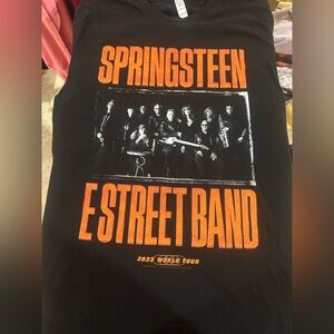 Springsteen E Street Band Black Shirt- LARGE